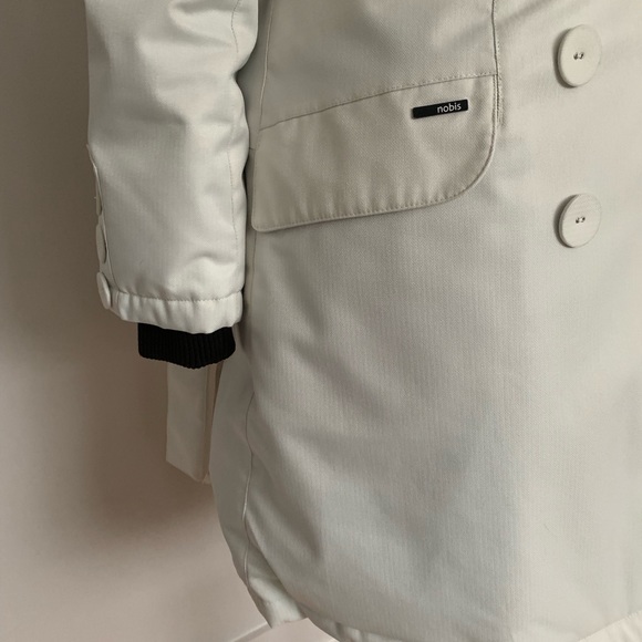 Nobis Peacoat Style Luna Cream Down Winter CoatXS - Picture 5 of 7